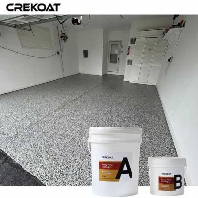 China Resist Yellowing Epoxy Flake Floor Coating For Residential And Commercial Spaces for sale