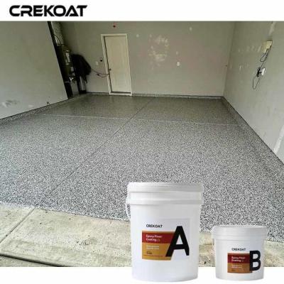 China Garage Paint With Flakes Epoxy Resin And Polyaspartic Coatings for sale