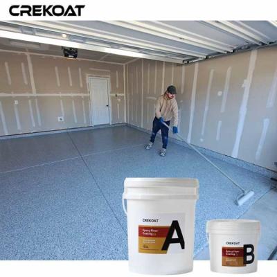 China Vinyl Chip Epoxy Flooring Enhances Floor Brightness With Light-Reflective for sale