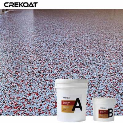 China Heat Resistance Paint Chip Epoxy Floor Anti-Graffiti Coatings For Easy Cleanup for sale