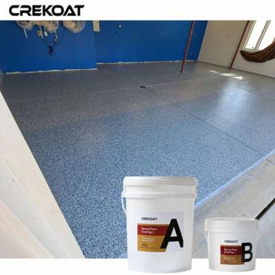 China Hybrid Systems Flake Epoxy Garage Floor Ombining Epoxy With Metallic Flakes for sale