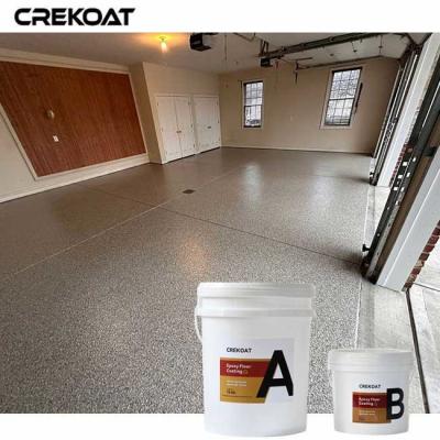 China Customizable Epoxy Decorative Flakes Floor Coating With Non-Slip Additives For Improved Safety for sale