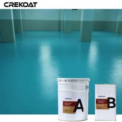 China Low-Odor Epoxy Patio Floor Coating For Indoor Applications With Minimal Ventilation for sale