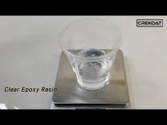 Versatile Crystal Clear Epoxy Resin Hardener Top Coat For Jewelry / Tabletops