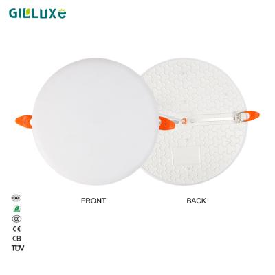 China Lighting High Brightness Die Casting Private Mold Led Round Lamp Frameless Recessed Panel Light 36W Te koop