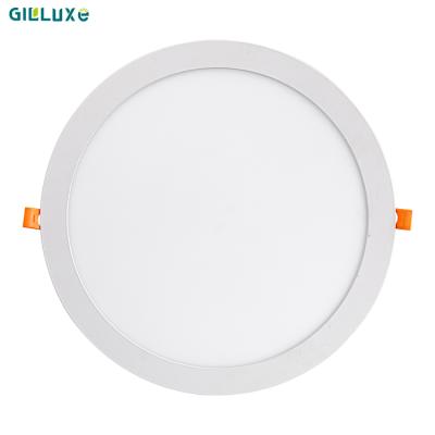 China Hot Selling Downlight Lighting Round Ultra-thin LED Ceiling Recessed Slim Panel Light Te koop