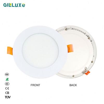 China New Design Factory Price Super Slim Round Lighting Recessed Slim Led Panel Light à venda