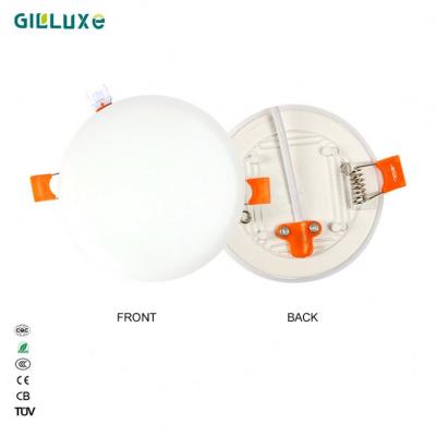 中国 White Aluminum Double Color Outdoor Led Ceiling Borderless Panel Light Lighting 販売のため