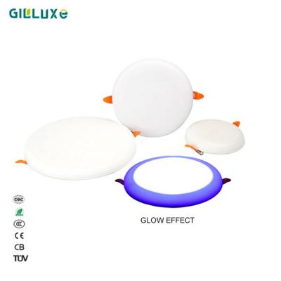 China 2021 New Design 5+3W Ultrathin Plastic Recessed Lighting Led Ceiling Frameless Panel Light à venda