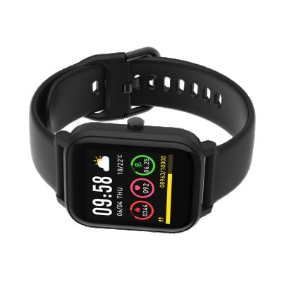 China Touch Screen New Enumeration Body Temperature Monitoring Heart Rate Wristband Fitness Smart Watch Wrist Band Music Sports Smartwatch for sale