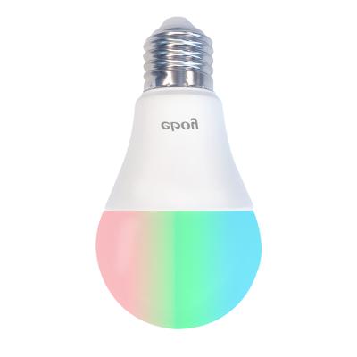 China Tuya Design Modern Popular Smart Life Rechargeable Smart Multicolor Light Bulb That Works With for sale