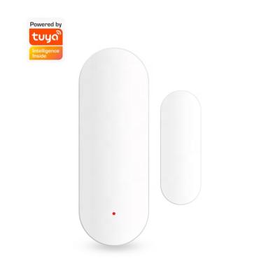 China Detect Open/Close Door Sensor Wifi Security Door Window Sensor/Window Door Tuya Smart Alarm Works Progress With Google Alexa for sale