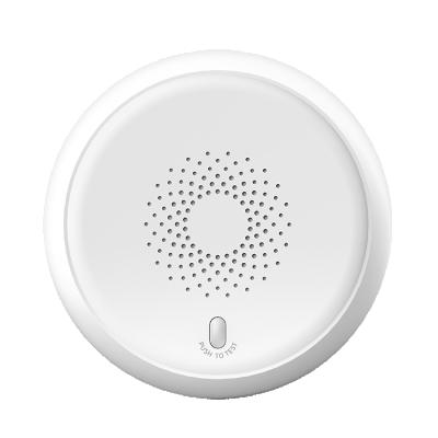 China Genuine Tuya Life Zigbee Reddot Alarm 2021 Tamper Reward Smoke Alarm Fire Alarm Detector Smart Home Security System Smart App Control for sale