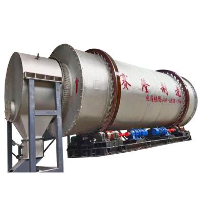 China Building Material Shops 50 Mtph Npk Fertilizer Rotary Drum Wood Grain Dryer for sale