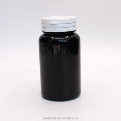 China 120ml Pet Pill Pharmaceutical High Quality Medical Capsule Black Plastic Bottle for sale