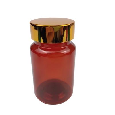 China Factory 100ml Food Grade PET Round Health Care Plastic Bottle For Tablets Bottle With Screw Cap for sale