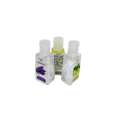 China Original Empty Medicine Manufacture PET 30ml Hand Sanitizer Bottle With Soft Silicone Holder for sale