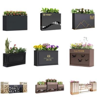 China Durable Stainless Steel Flowerpot For Gardening Enthusiast for sale