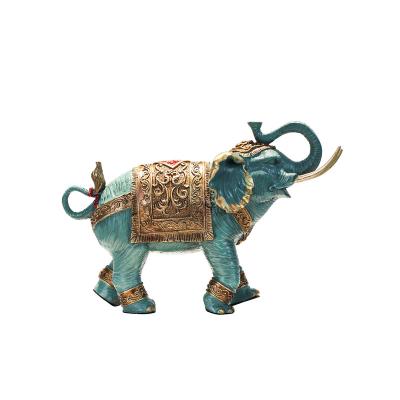 China Traditional Resin Crafts Custom Elephant Sculpture Figurines for sale