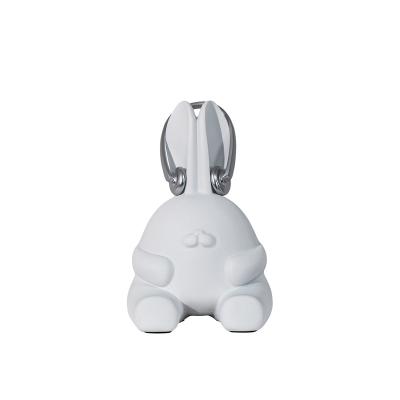 China European Modern Minimalist Nordic Cartoon Earphone Rabbit Earphone Ornaments White Living Room Children Room Ornaments for sale