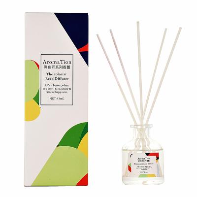 China 2021 Luxury Home Decoration Home Sustainable Delicate Essential Oil Reed Diffuser for sale