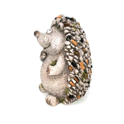 China Art Decor Unique Design Hot Selling MgO Animal Statues,Magnesia Garden Hedgehog Decor Stone Finishing for sale