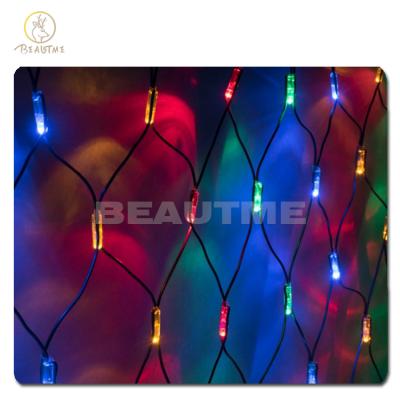 China LANDSCAPE Multi Color Fishing Large LED Triangle Outdoor Christmas Net Light Of Rectangle For Christmas Decoration for sale