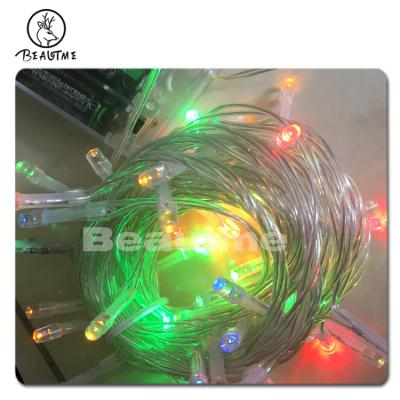 China Party 2M/3M/5M 30L 50L Multi Color Led String Lights Battery Operated for sale