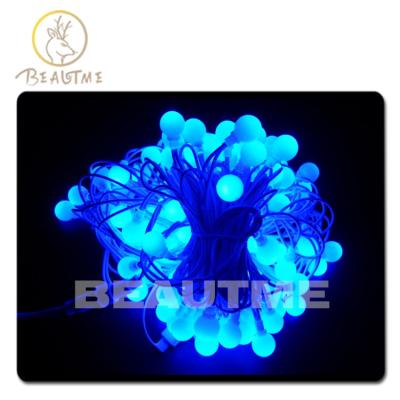 China IP67 15M Rough Slow Fast Automatic Christmas Hallween Decoration Flash Lights 100leds Outdoor Ball Led String Light Led String Light For Holiday for sale