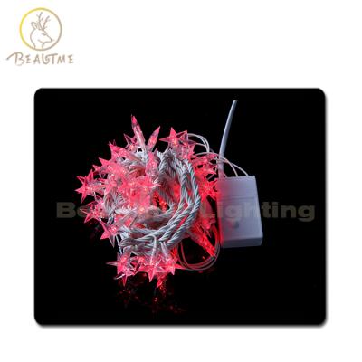 China Holiday Lighting Christmas Decorative Warm White Led String Light Star Always Outdoor Led String For Weeding Party Garden for sale