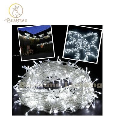 China Steady or Twinkle 32.4ft 10m 100leds Holiday Lighting LED String Lights Icicle Light Decoration Window Garden X'mas Outdoor 110v 230V for sale