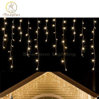 China High quality IP44 IP65 Ice cube light EU market copper wire 220V warmwhite LED icicle light holiday decoration lights Christmas festival IP44 IP65 for sale