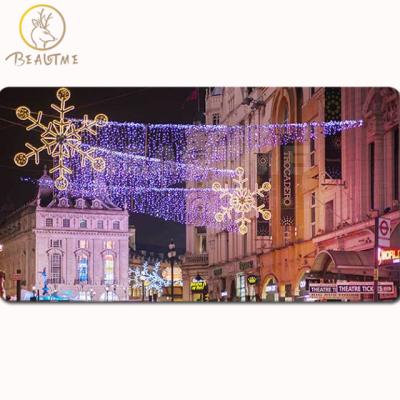 China Commercial Outdoor Use IP67 LED Pattern Rope Light Holiday Lighting LED Cross Street Decoration Light For Christmas Decoration New Year for sale