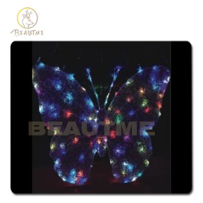 China Commercial Use IP67 Customized Butterfly Christmas Pattern Lights Holiday Lighting Led Pattern Light For Mall Garden Street Cafe Decoration for sale