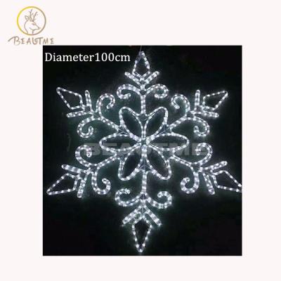 China Commercial Use 39.4inch IP65 2d Snowflake Pattern LED 2d Light Holiday Lighting Christmas Decoration 110v 220v for sale