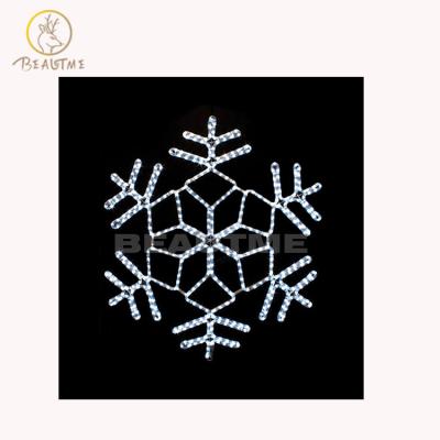 China Best Selling Commercial Use Christmas 2d Led Snowflake Pattern Light Decoration for sale