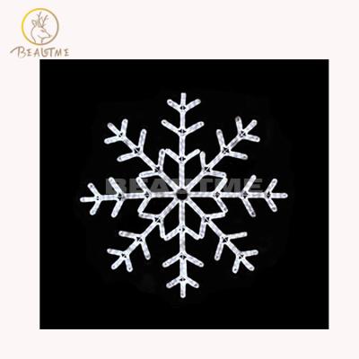 China Commercial Use Hot Sale Promotional Christmas Snowflake Pattern 2d Lights Decorative for sale