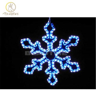 China New arrival 2d commercial Christmas use snowflake pattern light decoration neon lamp for sale