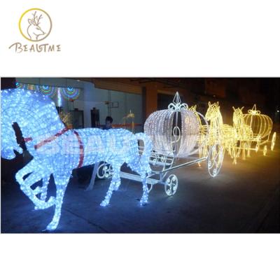 China Steady or Twinkle 13.13ft Christmas LED Holiday Decorative Light 220V IP44 IP65 Creative Santa 3D Pattern Snowflakes Carriage Horse Light 220V IP44 IP65 for sale