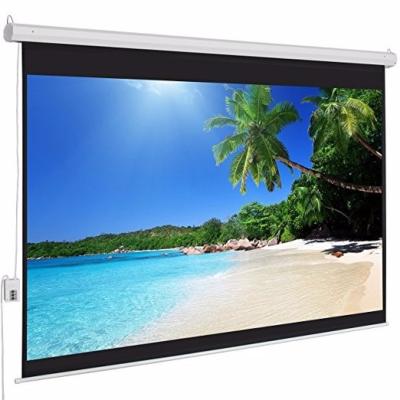 China Other Ceiling Recessed 84 Inch 4:3 Large Motorized Projector Screen for sale