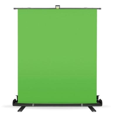 China Gamer portable folding chromakey free background pull up green screen for sale