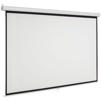 China 130 Inch Electric Projection Screen 16:9 Motorized Matte White Material Electric Projector Screen for sale