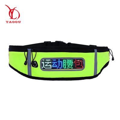 China Multifunctional Pocket Pocket Water Proof Waist Outdoor Sport Led Waist Belt Bag for sale