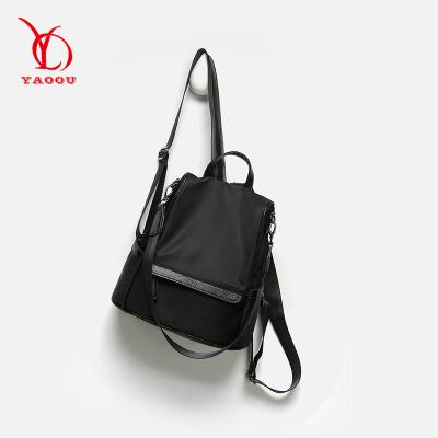 China Anti-theft Top Selling Bag Black Adult Canvas Backpack Female Backpack Layer For Women for sale