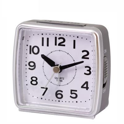 China Japan style Imarch CE baring style backlight nap slient beep small size travel alarm clock for sale