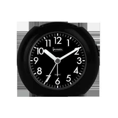 China Antique Style Imarch OEM Desktop Plastic Analog Alarm Clock For Bedroom for sale