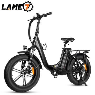 China Aluminum Alloy Mountain Bike Lithium Battery 500W Electric Motor Folding Ebike 48V Fat Tire Lithium Battery Moutain Electric Bike for sale