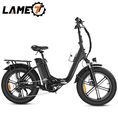 China Popular 2023 aluminum alloy 48V battery snow detachable cycle road folding adult fat tire electric bike for sale