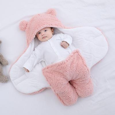 China Hot Selling Antibacterial Kids Cotton Wrap Fluffy Babies Sack Newborn Bed Baby Sleeping Bag Organic for sale