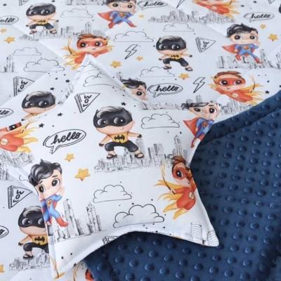 China Viable Design Custom Printing Minky Nursing Soft Fabric Dot Baby Blanket For Newborns for sale